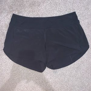 Black lulu lemon shorts